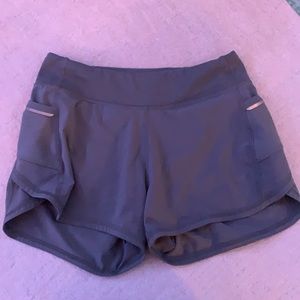 grey ATHLETA girl shorts